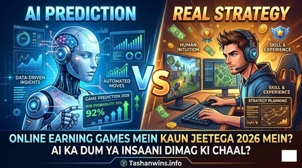 AI prediction vs real strategy – online earning games 2026 comparison for Tashan Win at tashanwins.info